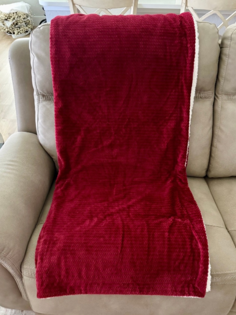 Red Throw Blanket
